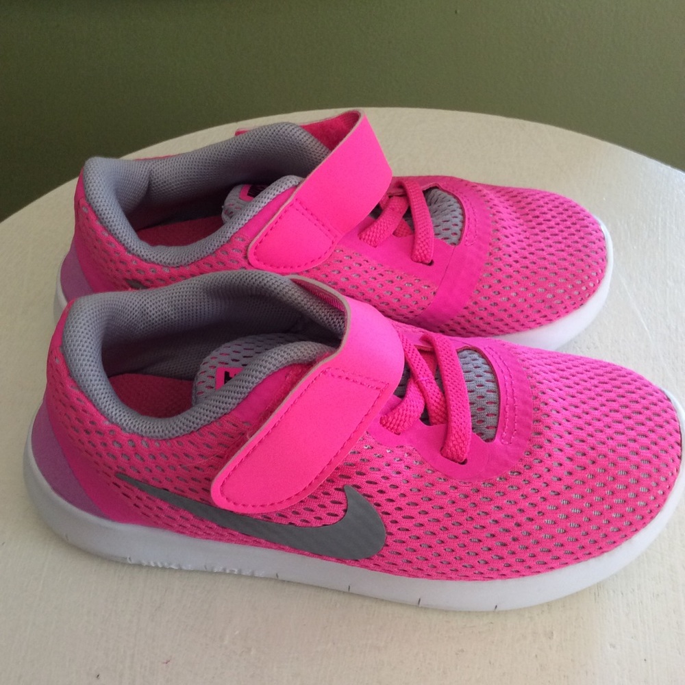 Pink Nike shoes